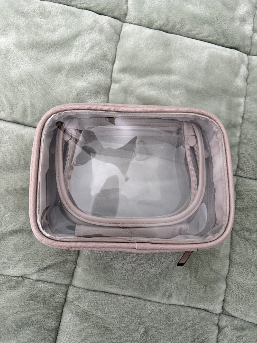 CALPAK small clear cosmetic case